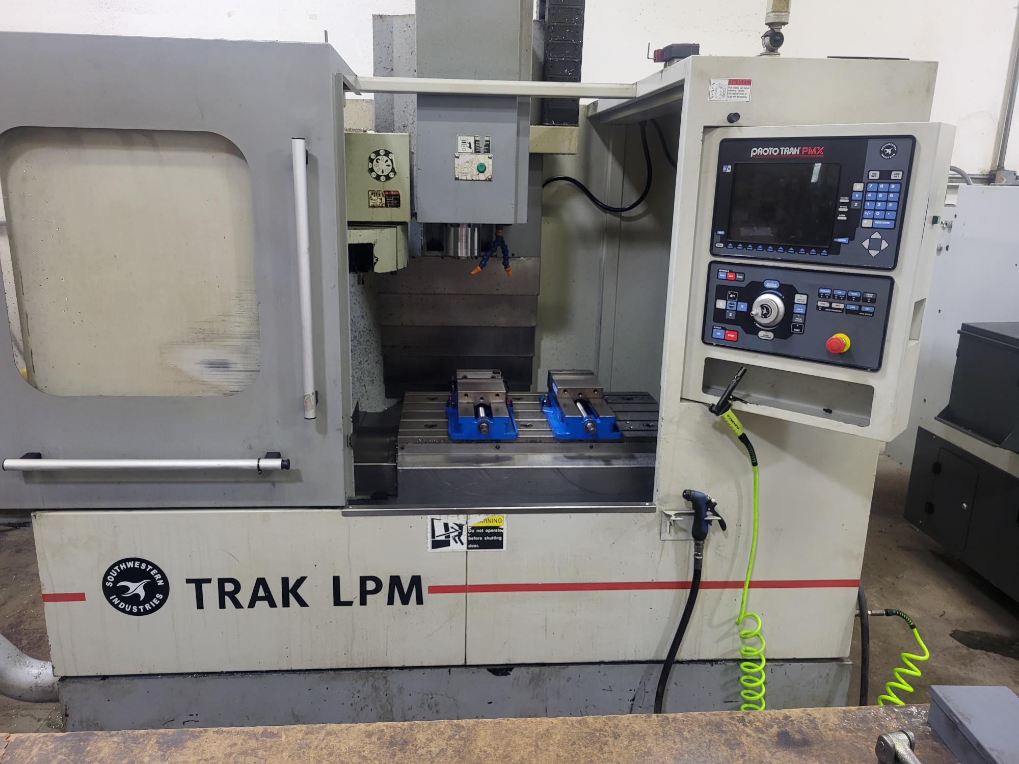 Southwest Industries Trak LPM VMC, 2011 - ProtoTrak PMX, Chip Auger