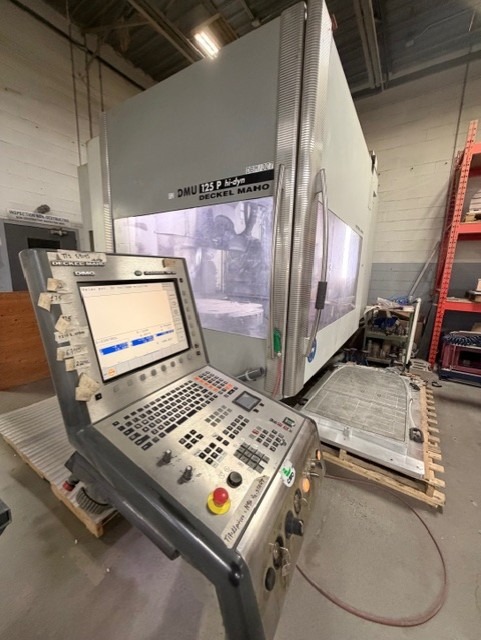 Deckel Maho DMU-125P 5-Axis Vertical Machining Center, 2004 - Heidenhain Control, Pallet Changer, 12,000 RPM
