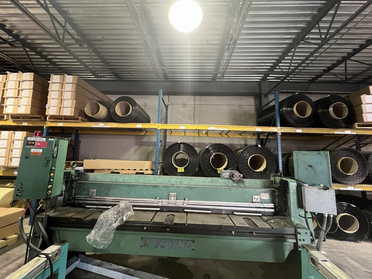 10' x 10 Gauge Wysong 1010 Mechanical Power Squaring Shear