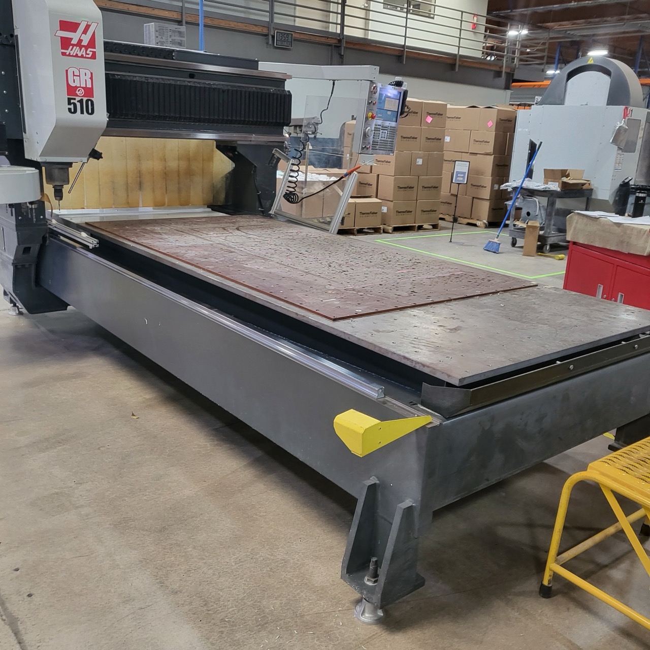 Haas GR-510 Gantry Mill, 2012 - 10k Spindle, Airblast, Low Hours