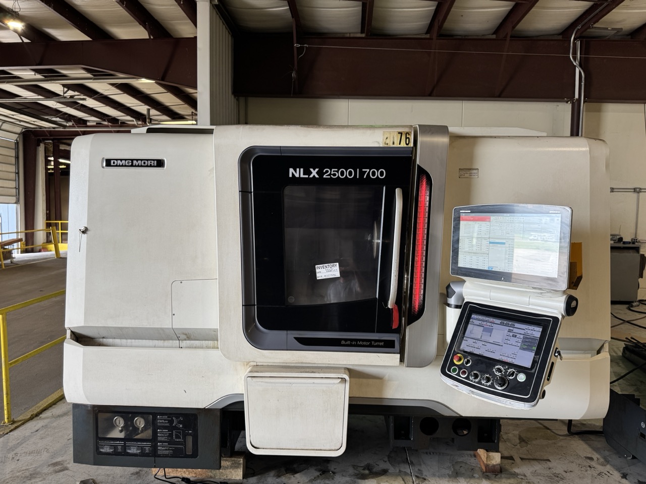DMG Mori NLX 2500/700 CNC Lathe, 2019 – 10" Chuck, Sub-Spindle, Chip Conveyor