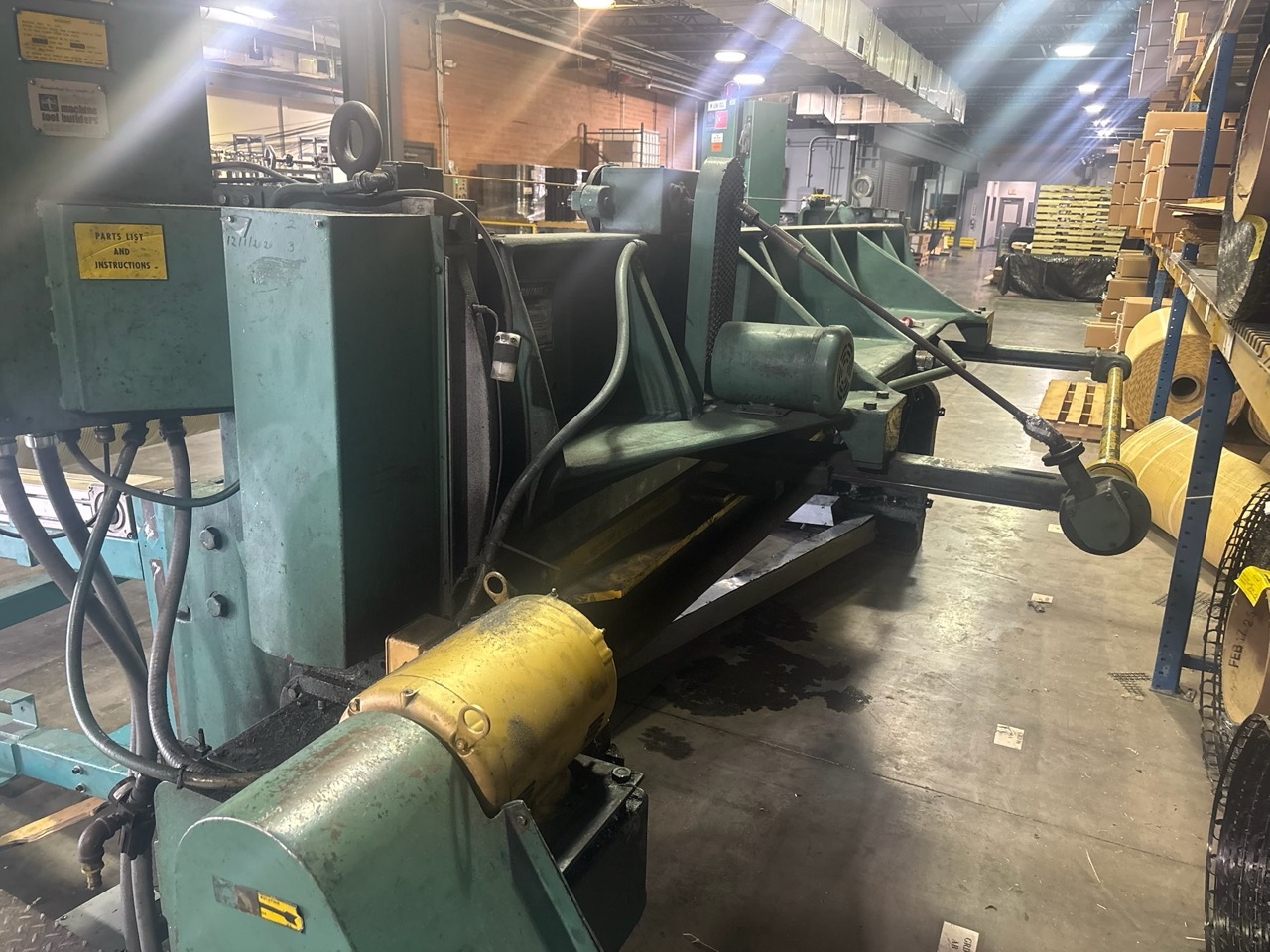 10' x 10 Gauge Wysong 1010 Mechanical Power Squaring Shear - Image 2