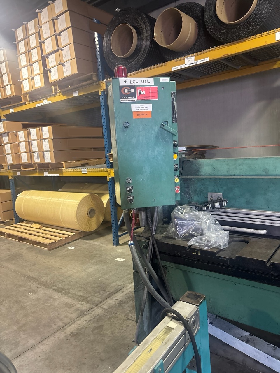 10' x 10 Gauge Wysong 1010 Mechanical Power Squaring Shear - Image 4