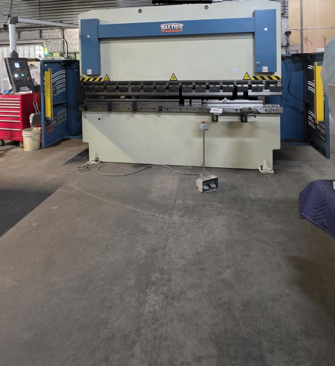 135 Ton x 10.5' Baileigh PPTK 135/30 Hydraulic Press Brake, 2017 - Backgauge - Image 2