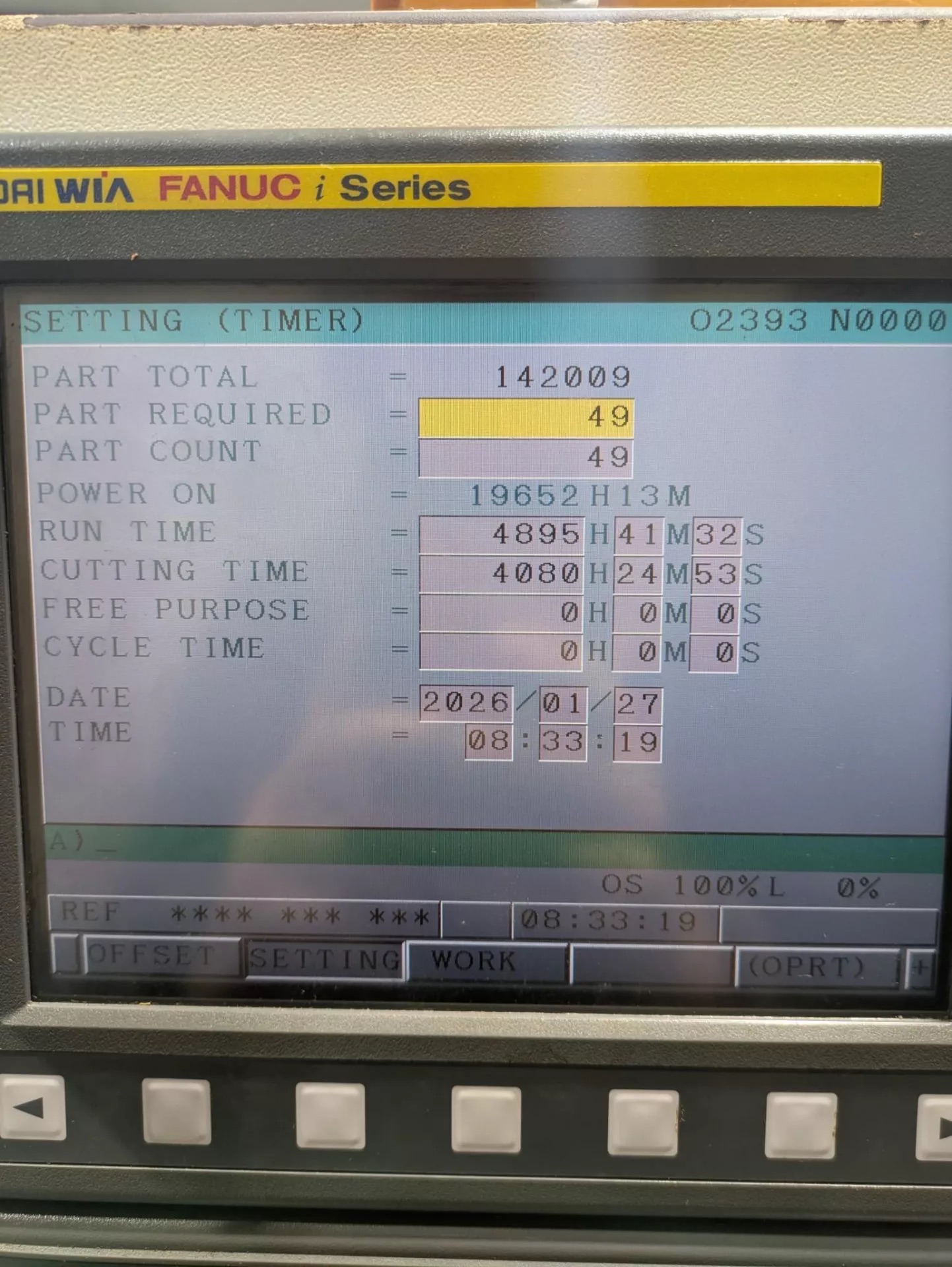 Hyundai Wia KIT-450 CNC Gang Tool Lathe, 2014 - Fanuc Control - Image 2