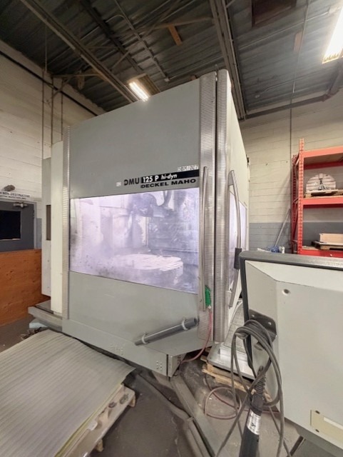 Deckel Maho DMU-125P 5-Axis Vertical Machining Center, 2004 - Heidenhain Control, Pallet Changer, 12,000 RPM - Image 3