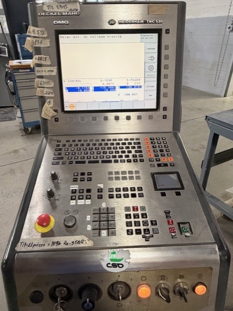 Deckel Maho DMU-125P 5-Axis Vertical Machining Center, 2004 - Heidenhain Control, Pallet Changer, 12,000 RPM - Image 4