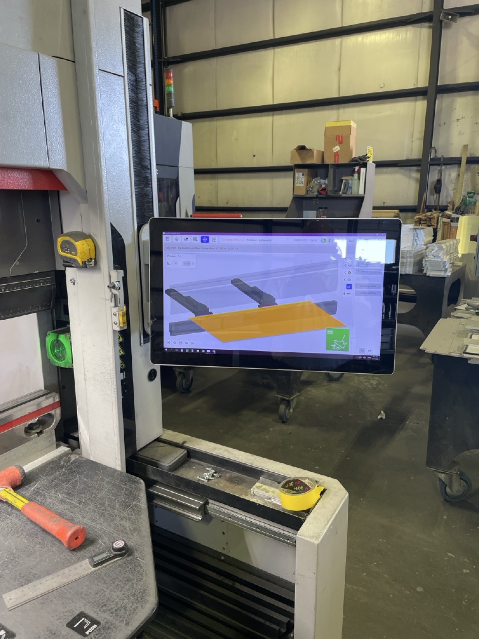 88 Ton x 5' Bystronic ByBend Star CNC Kuka Robot Controlled Press Brake, 2023 - Tooling Included, Robot Included, 6 Axis Backgauge - Image 2