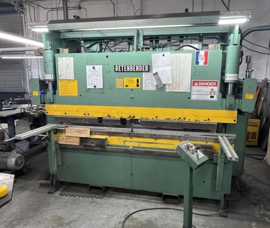 50 Ton x 8' Betenbender Press Brake, 2004 - CNC control, Tooling Included - Image 4