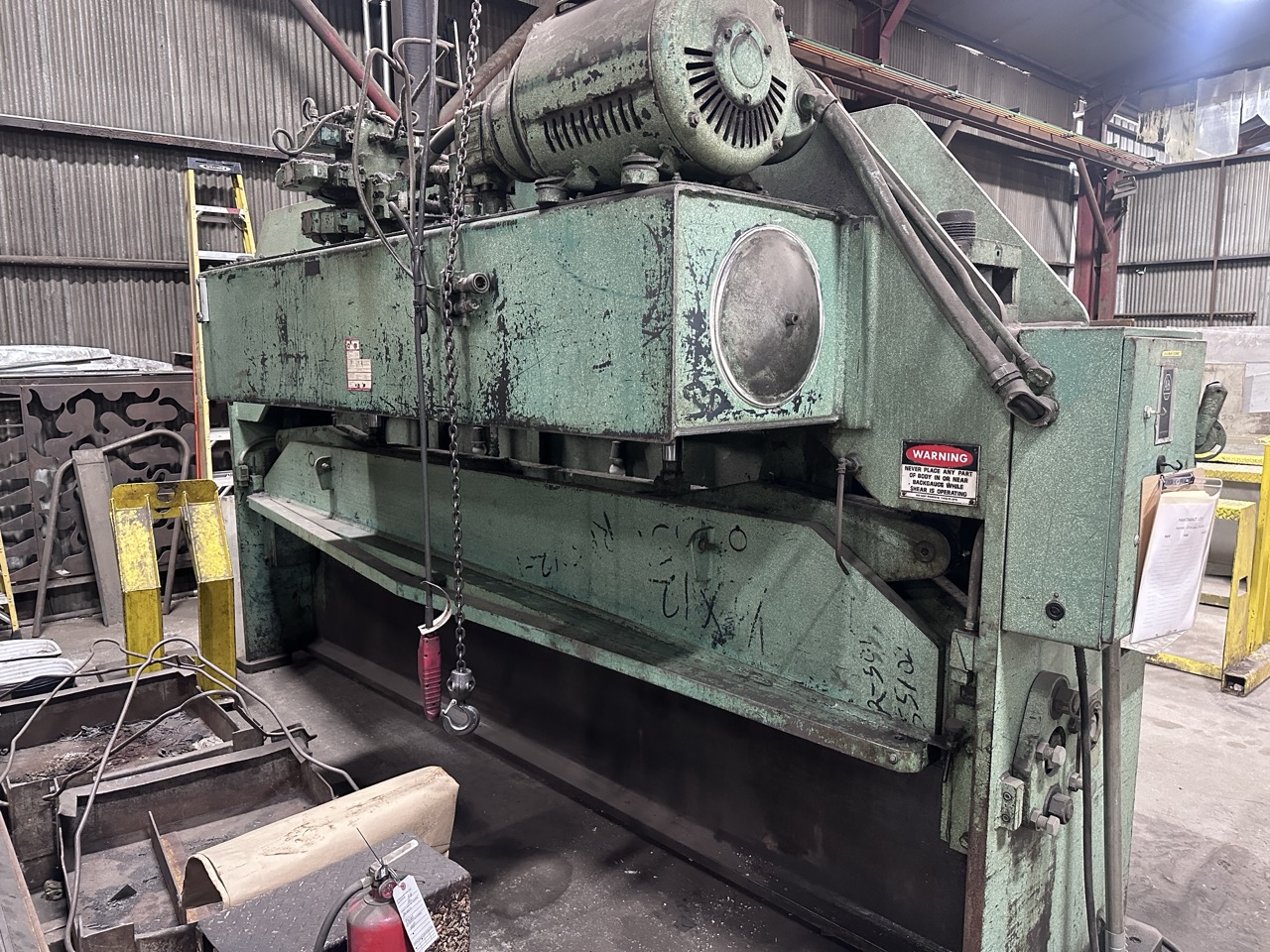 1/2" x 12' American Hercules Alpha Series Hydraulic Shear, 1983 - Image 2