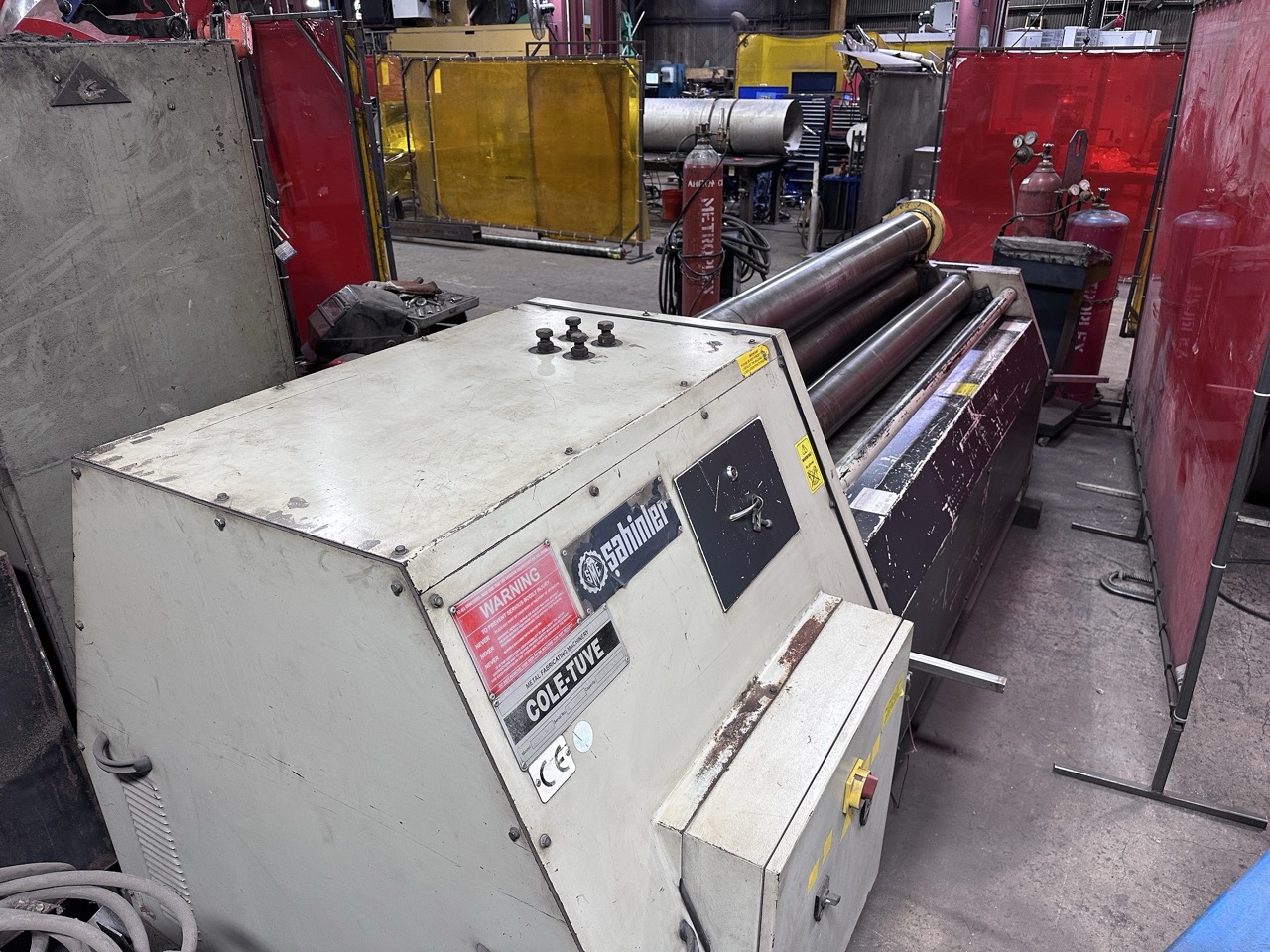 5/16” x 6' Cole-Tuve 4RHMS 2050-180 Plate Roll, 2013 - Image 5