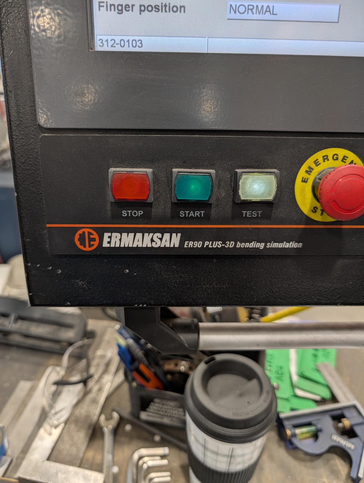 Ermak Speed-Bend Pro 10x149 CNC Hydraulic Press Brake, 2015 - 4-Axis Backgauge, Wila Hydraulic Clamping, ER90 Plus Control - Image 2