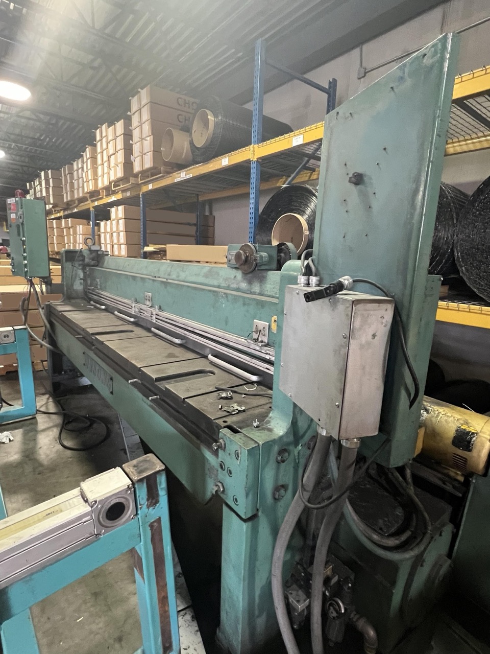10' x 10 Gauge Wysong 1010 Mechanical Power Squaring Shear - Image 9
