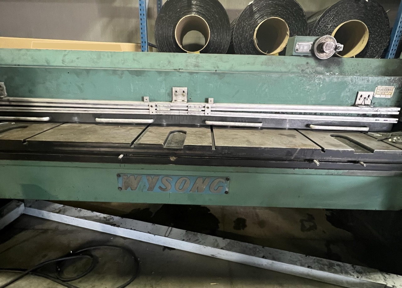 10' x 10 Gauge Wysong 1010 Mechanical Power Squaring Shear - Image 10
