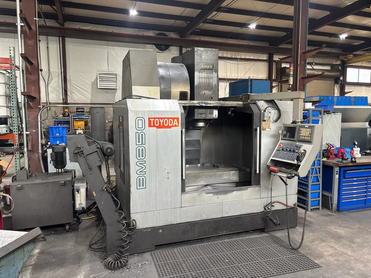 Toyoda BM 850 CNC VMC, 2008 - 300 PSI Thru-Spindle Coolant, CAT-50