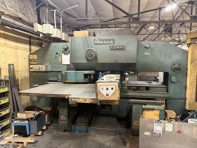 50 Ton Amada COMA-50-072 CNC Turret Punch Press, 1983 - Tooling Included