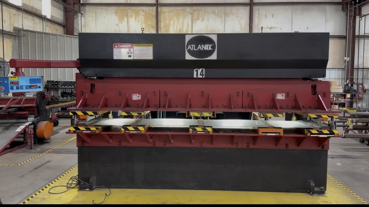 150 Ton x 12' Haco-Atlantic HDE150-12 Hydraulic Press Brake, 1991