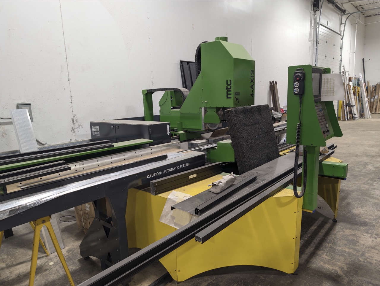 MTC HARP772 CNC Drilling & Cut-Off Machining Center, 2019- 6 Tool Stations, 288" Index Travel
