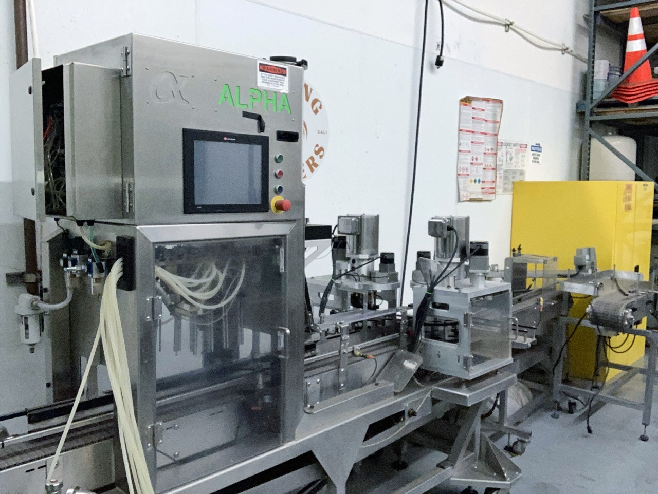 Alpha BC Canning Line, 2018 - Stirke Package 72 CPM Upgrade, SKA Fabricating Can-I-Bus Depalletizer