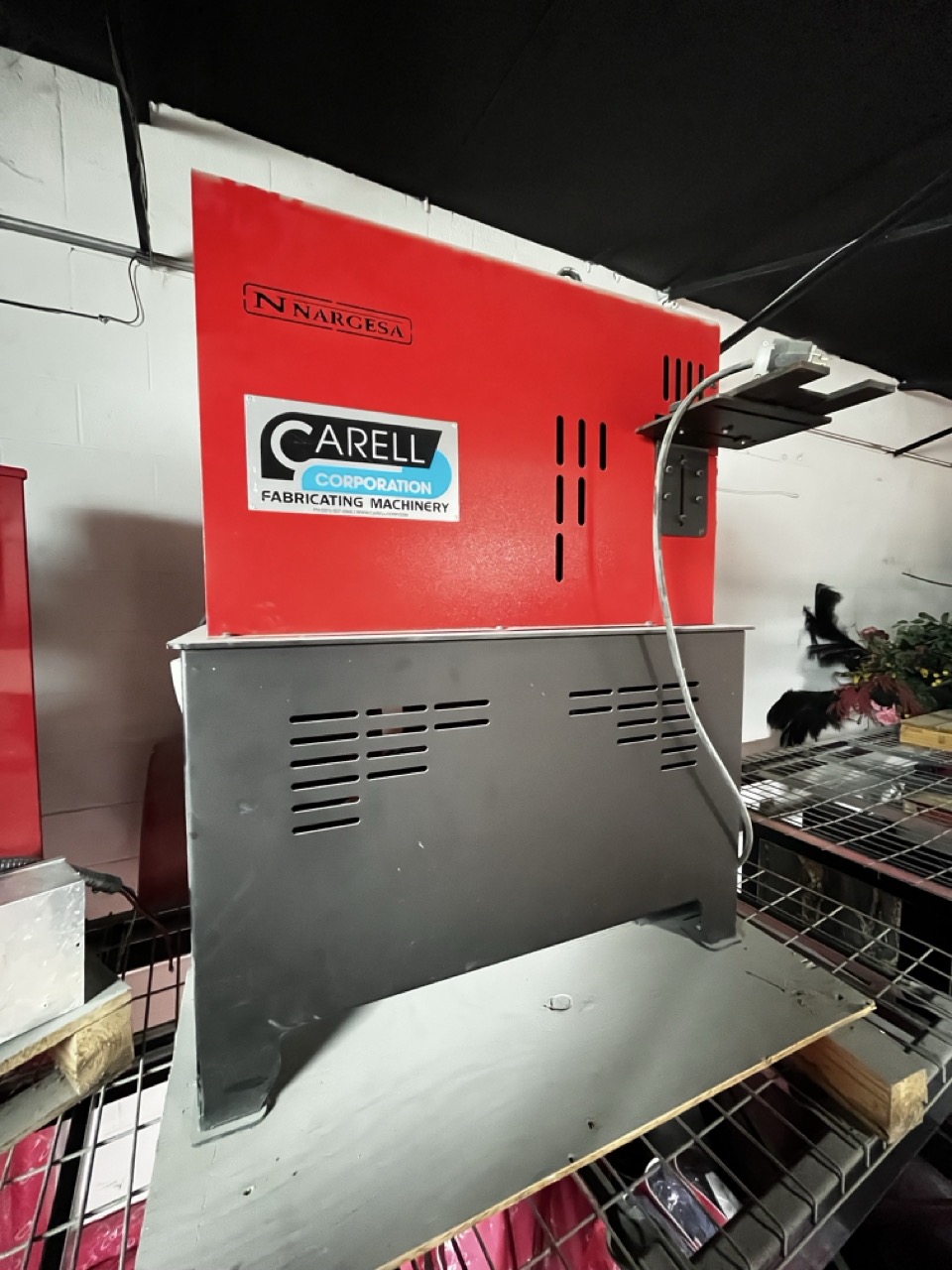 Nargesa NF-70 End Hot Wrought Iron Machine, 2014 - Digital Control, Adjustable Back Gauge, Standard Tooling