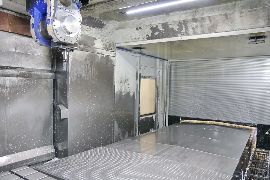 Droop + Rein TFS 22-40 DT D40 P CNC 5-Axis Planer Type Milling Machine, 2007 - Dual Chip Conveyors, Through Spindle Coolant, Probe, Rotary Table - Image 10