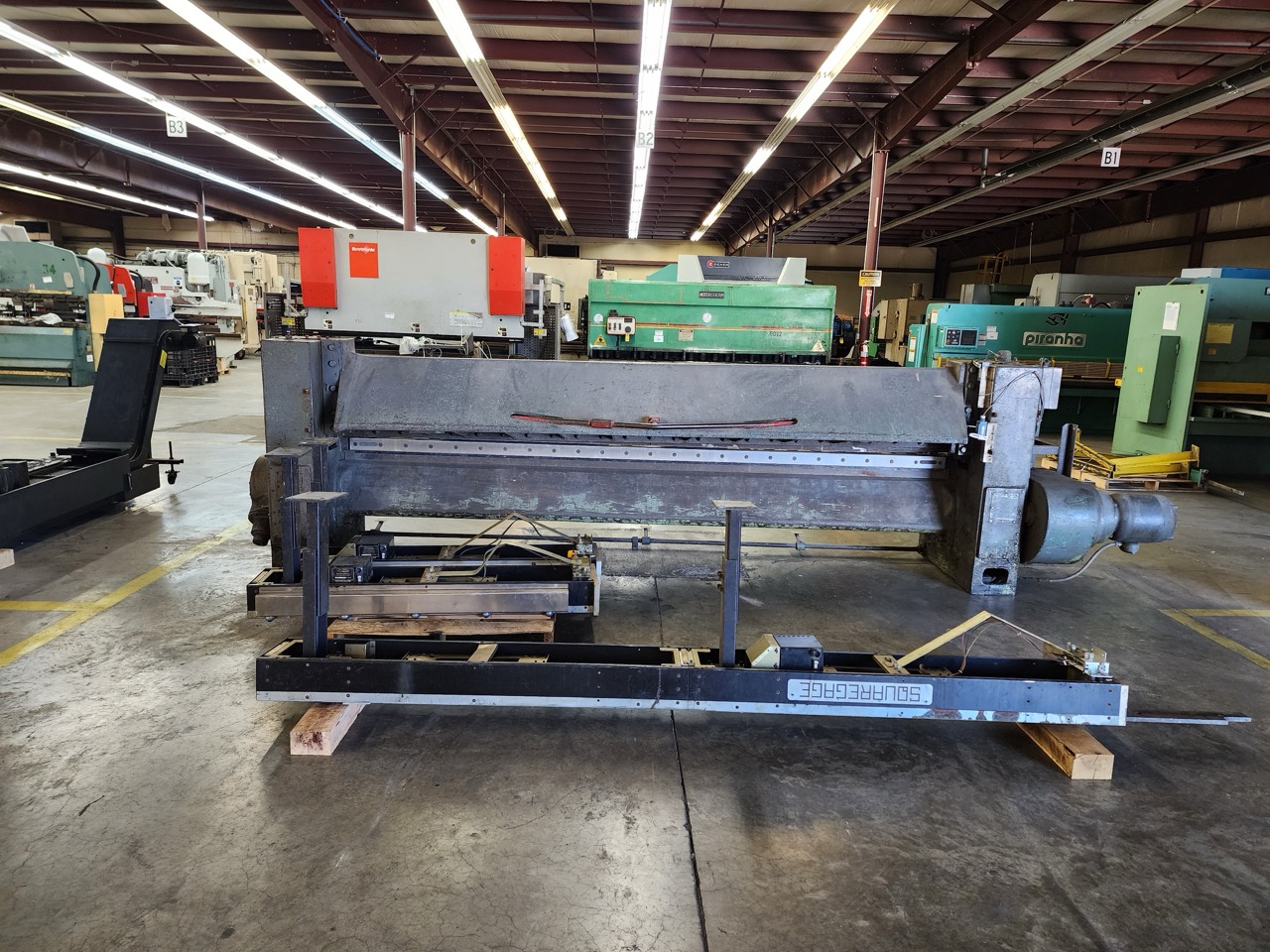 12Ga x 12' Niagara 612 Mechanical Shear - Front Sheet supports, Cnc Backgauge - Image 6