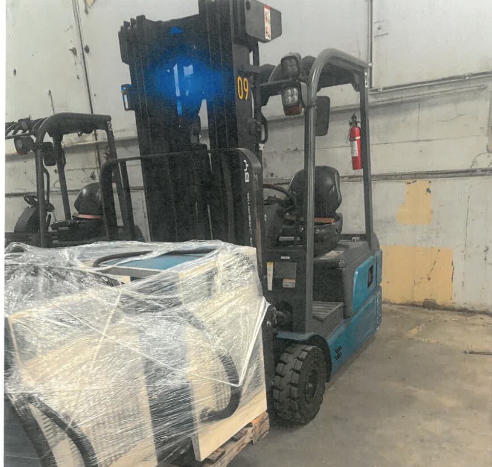 BYD ECB18-3W 4,000-Lb 3-Wheel Electric Forklift, 2023 (7) - Image 2