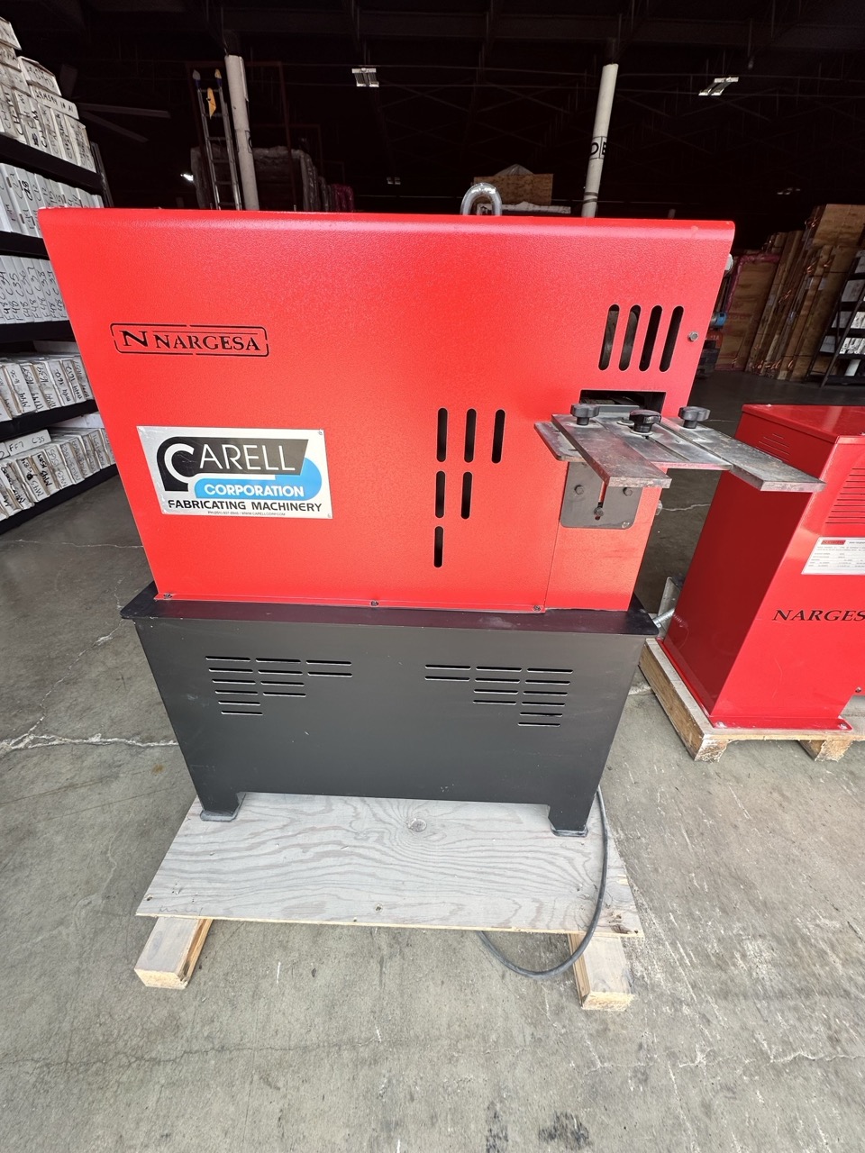 Nargesa NF-70 End Hot Wrought Iron Machine, 2014 - Digital Control, Adjustable Back Gauge, Standard Tooling - Image 2