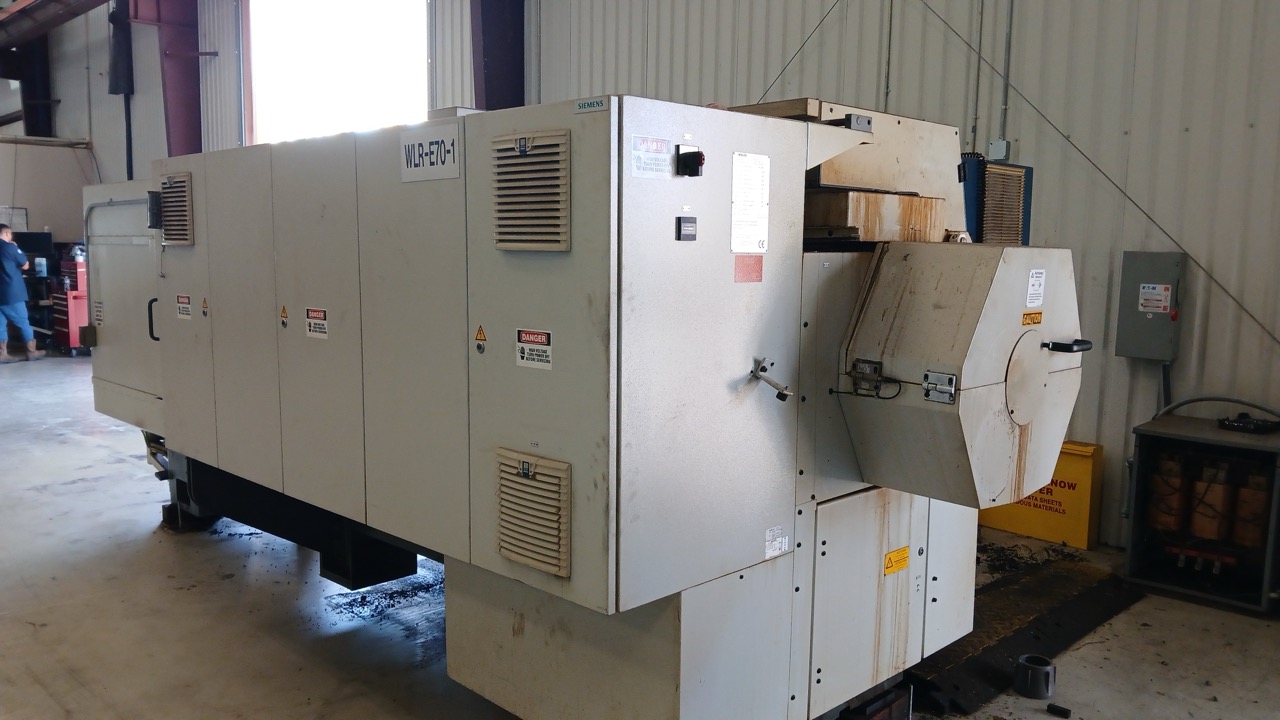 Weiler E70 x 3000, 2012 - CNC Lathe, Weiler Control, 8" Spindle Bore, Chip Conveyor - Image 2