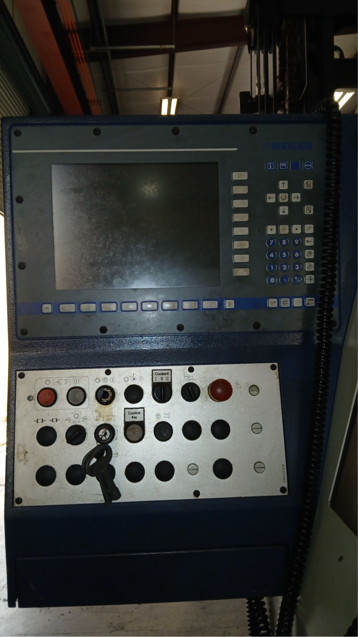 Weiler E70 x 3000, 2012 - CNC Lathe, Weiler Control, 8" Spindle Bore, Chip Conveyor - Image 7