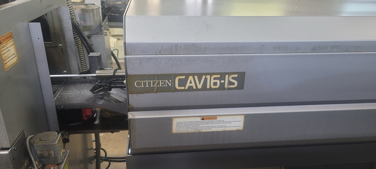 Citizen K16 CNC Swiss Lathe, 2007 - Sub Spindle, Live Milling - Image 4