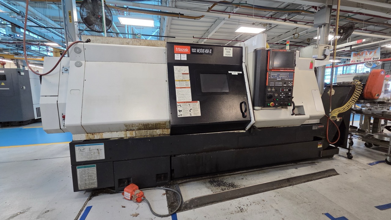 Mazak QTN 450-II CNC Turning Center;2006-Tool Setter, 24 Station Turret, Mist collector - Image 8