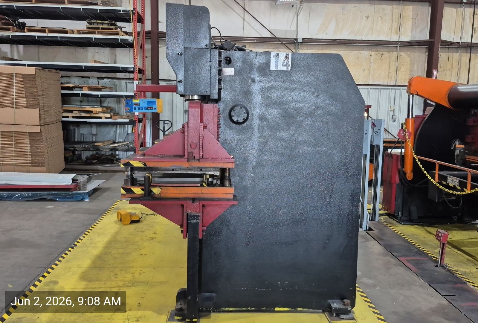 150 Ton x 12' Haco-Atlantic HDE150-12 Hydraulic Press Brake, 1991 - Image 3