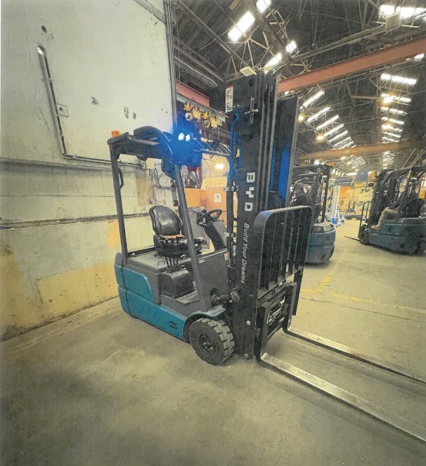 BYD ECB18-3W 4,000-Lb 3-Wheel Electric Forklift, 2023 (2) - Image 3