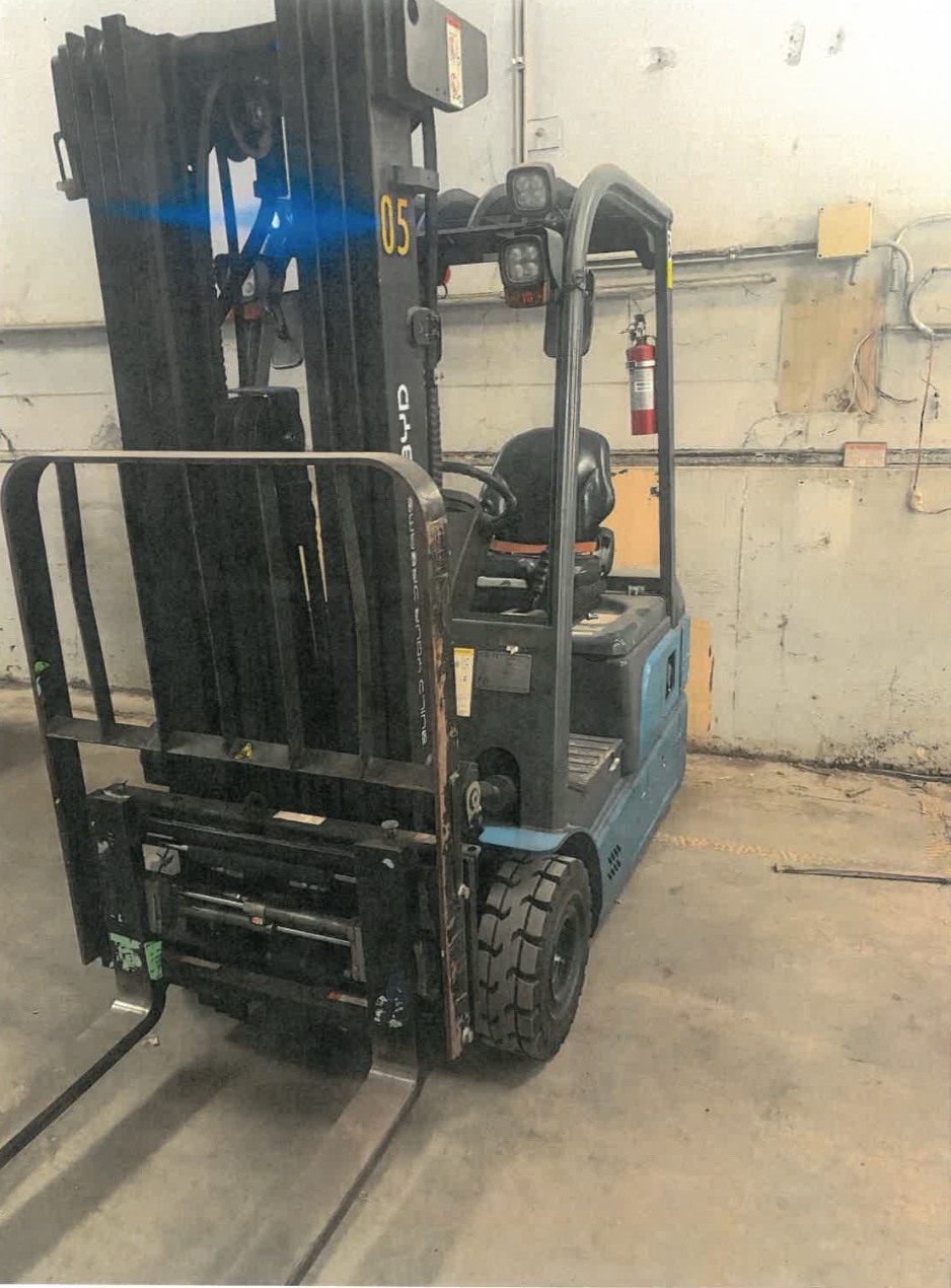 BYD ECB18-3W 4,000-Lb 3-Wheel Electric Forklift, 2023 (5) - Image 3