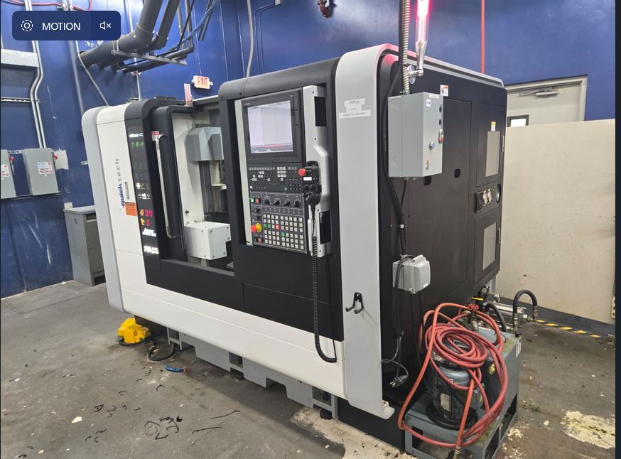 QuickTech T8 Hybrid 9-Axis Twin Spindle CNC Lathe, 2022 - Chip Conveyor, Live Tooling, Sub-Spindle - Image 4