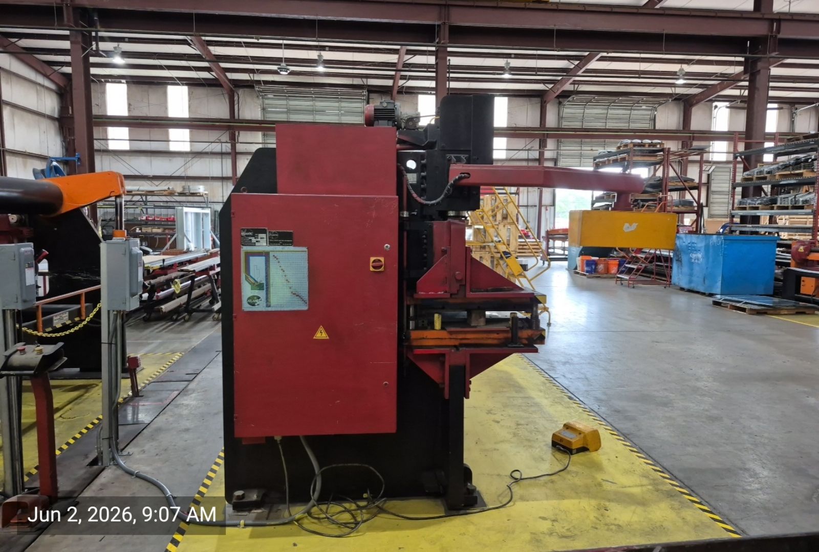 150 Ton x 12' Haco-Atlantic HDE150-12 Hydraulic Press Brake, 1991 - Image 4
