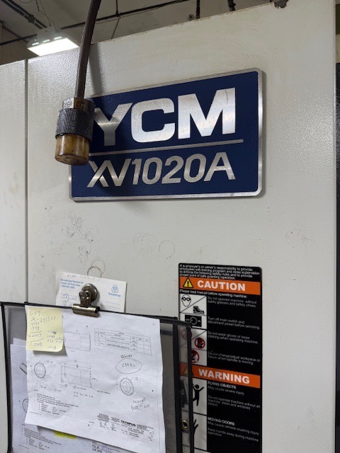 YCM XV-1020A VMC, 2008 - Fanuc Control - Image 4