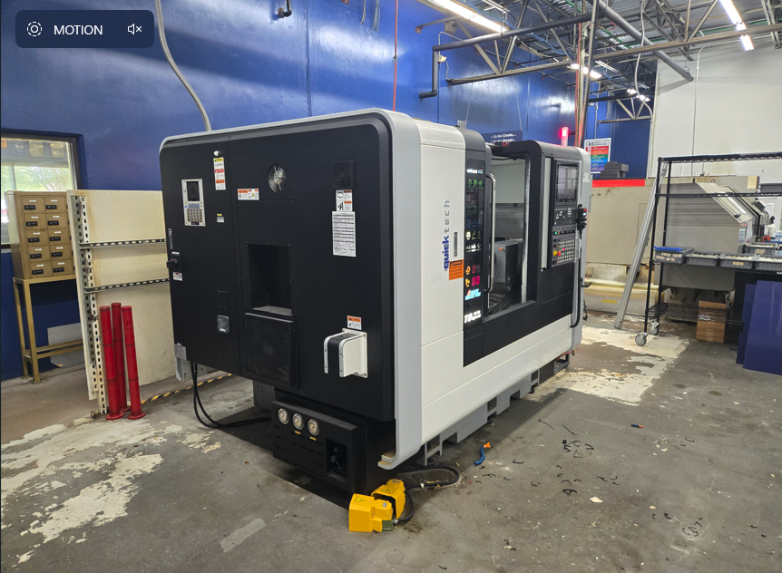 QuickTech T8 Hybrid 9-Axis Twin Spindle CNC Lathe, 2022 - Chip Conveyor, Live Tooling, Sub-Spindle - Image 5