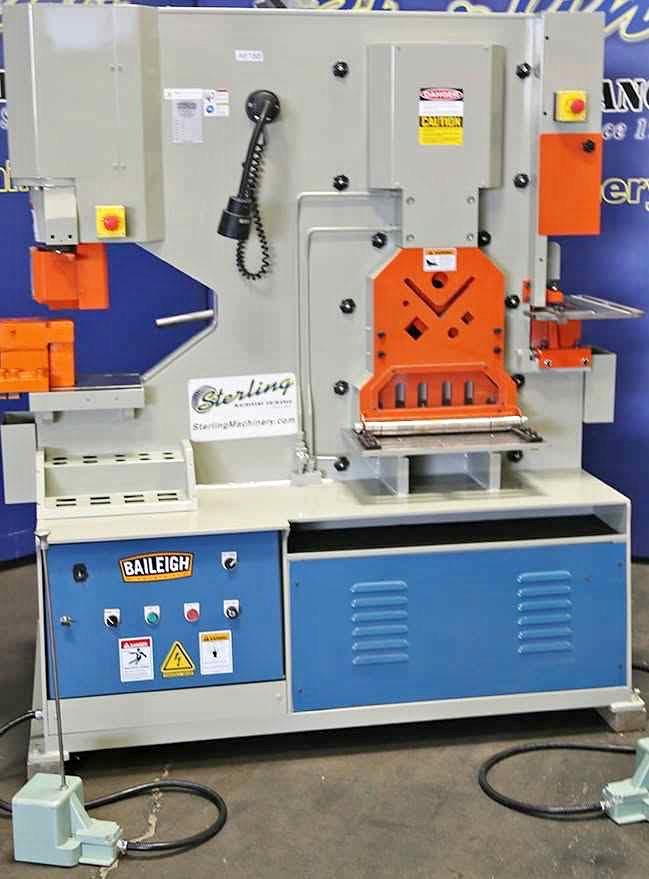95 Ton Baileigh SW-95 Hydraulic Ironworker, 2018 - Image 5
