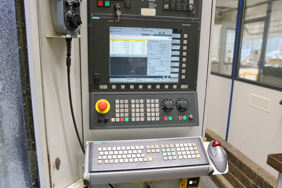 Droop + Rein TFS 22-40 DT D40 P CNC 5-Axis Planer Type Milling Machine, 2007 - Dual Chip Conveyors, Through Spindle Coolant, Probe, Rotary Table - Image 55
