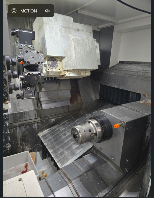 QuickTech T8 Hybrid 9-Axis Twin Spindle CNC Lathe, 2022 - Chip Conveyor, Live Tooling, Sub-Spindle - Image 8