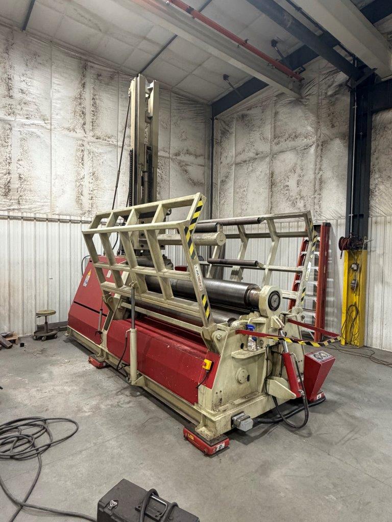 3/4" x 7' Akyapak AHS 20/16 Hydraulic Plate Roll, 2015 - Electronic Parallelism, 4 Roll
