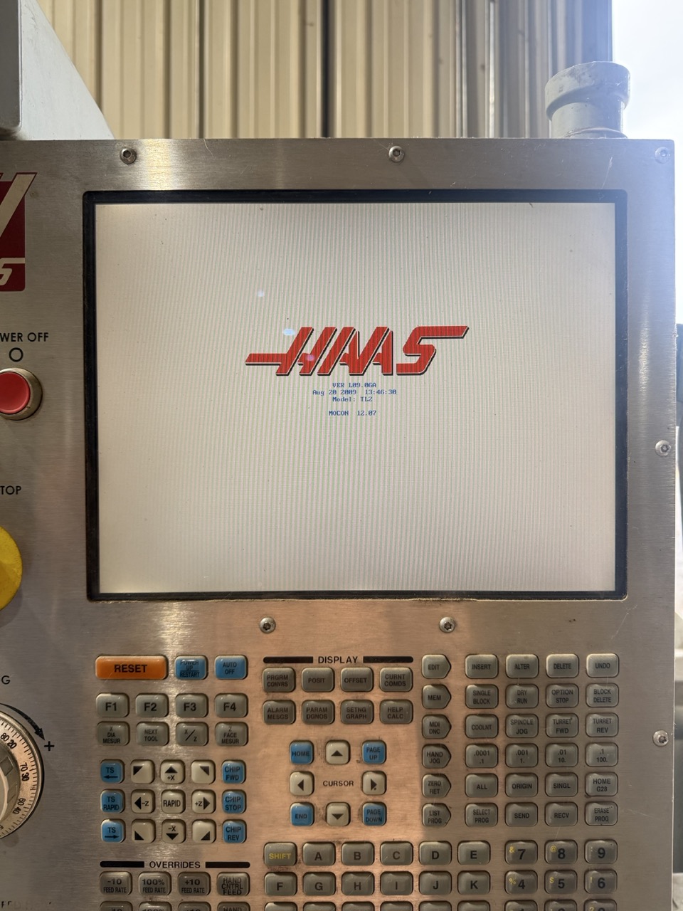Haas TL-2 CNC Lathe, 2009 - Tailstock, 4 Station Tool Post - Image 3