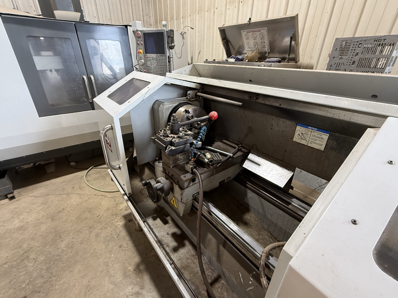 Haas TL-2 CNC Lathe, 2009 - Tailstock, 4 Station Tool Post - Image 5