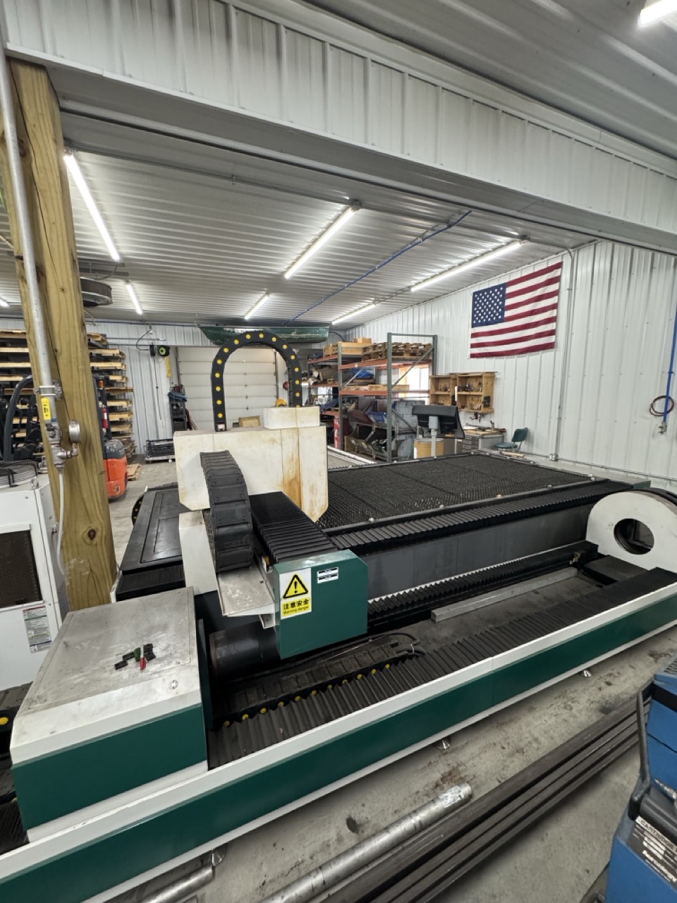 3,000 Watt Oree OR-FH3015T3 Fiber Laser Cutter, 2021 - 5' x 10' Table, Dust Collector, Air Compressor - Image 8