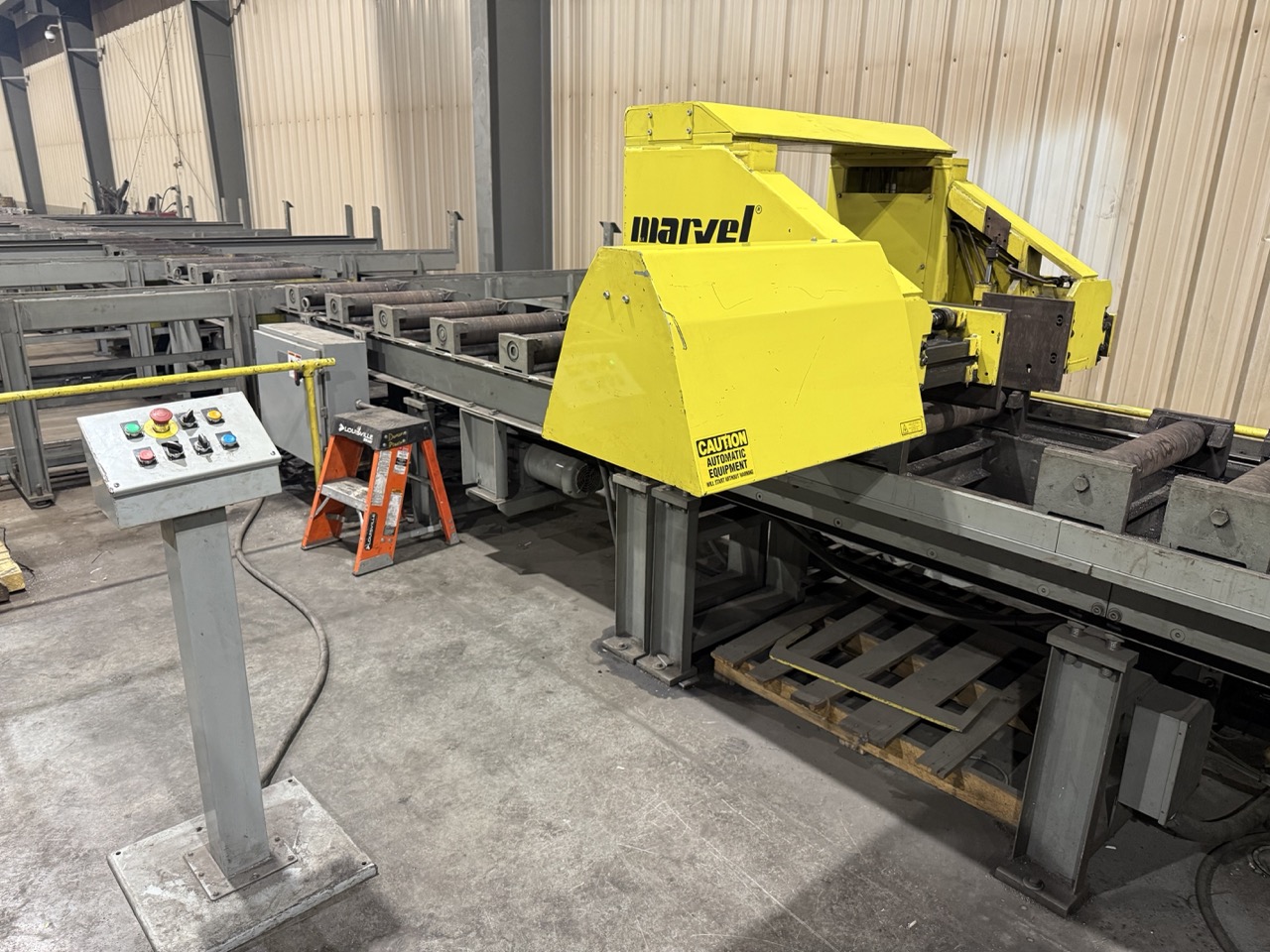 20" x 25" Amada Marvel 2150A-PC3S-60 Vertical Saw, 2020 - Entire Material Handling System Included - Image 7