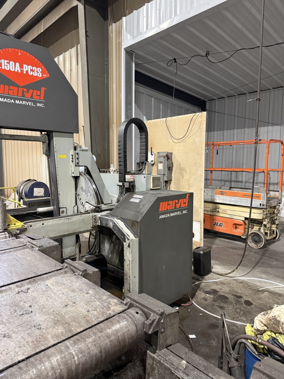 20" x 25" Amada Marvel 2150A-PC3S-60 Vertical Saw, 2020 - Entire Material Handling System Included - Image 10