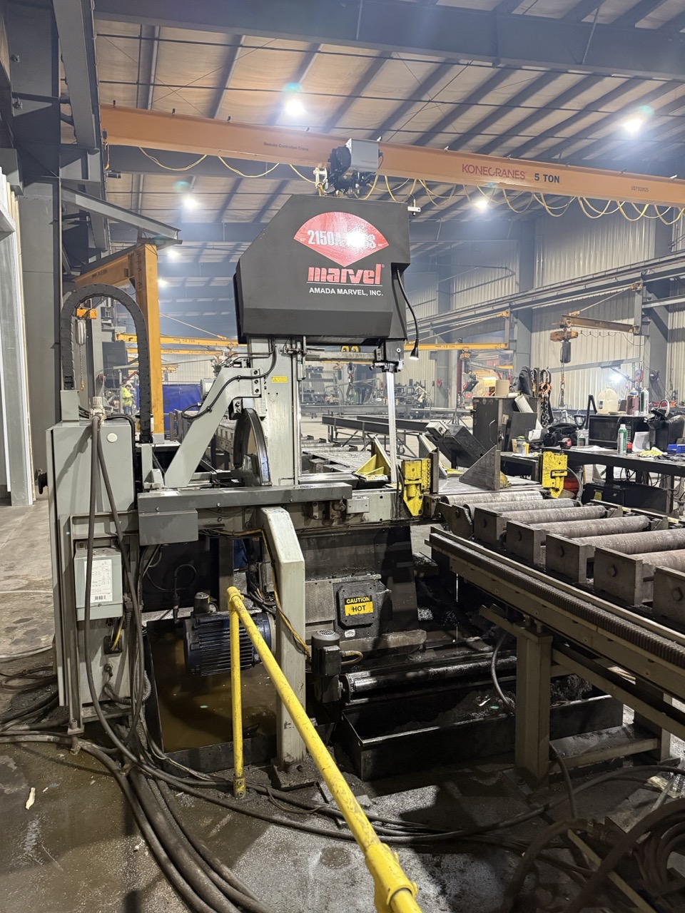 20" x 25" Amada Marvel 2150A-PC3S-60 Vertical Saw, 2020 - Entire Material Handling System Included - Image 14