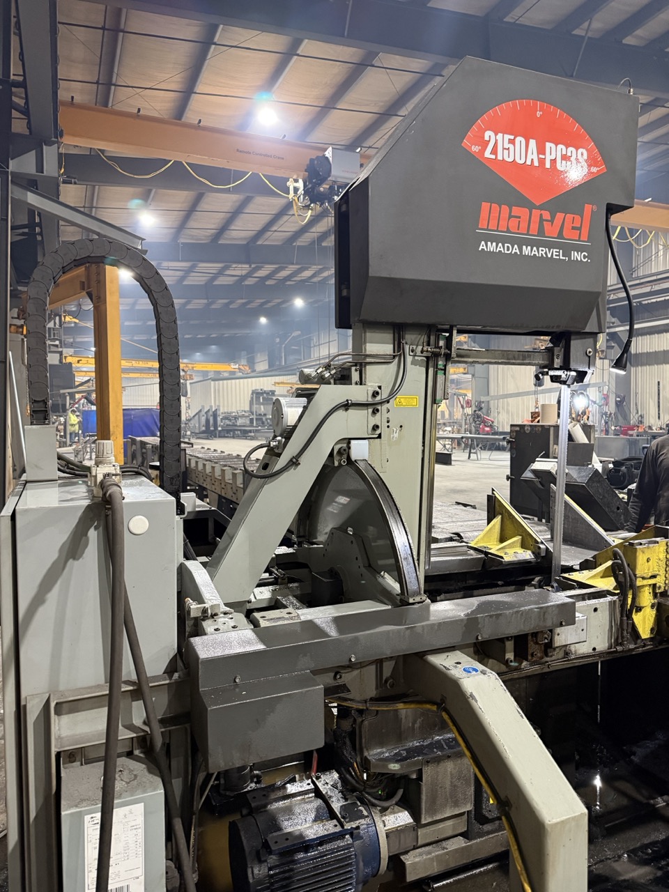 20" x 25" Amada Marvel 2150A-PC3S-60 Vertical Saw, 2020 - Entire Material Handling System Included - Image 16